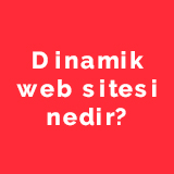 dinamik web sitesi nedir?