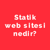 statik web sitesi nedir?